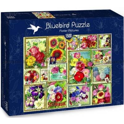 Behr: Blomster billeder, 1500 brikker