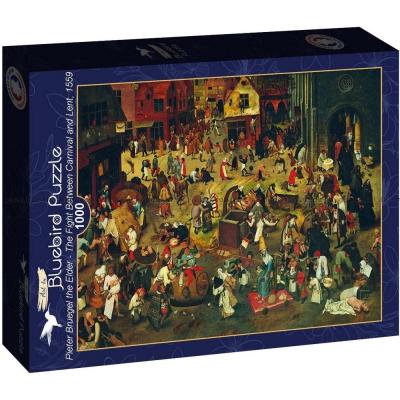 Brueghel: Kampen mellem karneval og fastetid, 1000 brikker