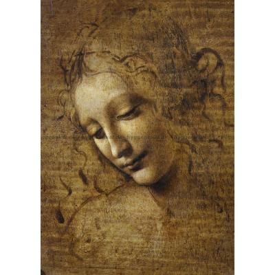 Billede af Da Vinci: Kvindehoved, 1000 brikker