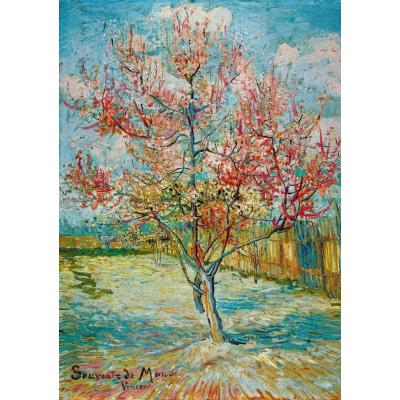 Billede af Van Gogh: Blomstrende ferskentræ, 1000 brikker