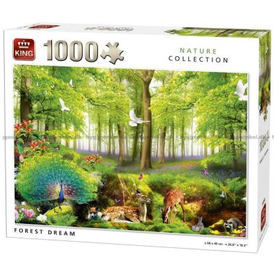 Eventyrlig skov, 1000 brikker