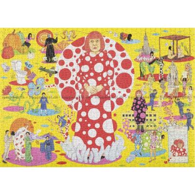 Billede af Yayoi Kusamas verden, 1000 brikker