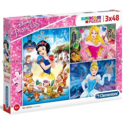 Disney: Prinsesser, 3x48 brikker