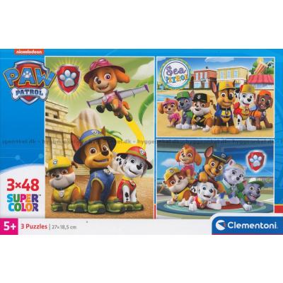 Paw Patrol: Sammen, 3x48 brikker