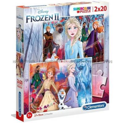 Disney: Frost 2 - Anna og Elsa, 2x20 brikker