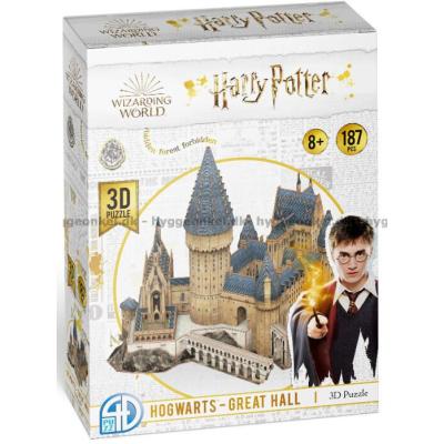 3D: Harry Potter Hogwarts - Riddersalen, 187 brikker