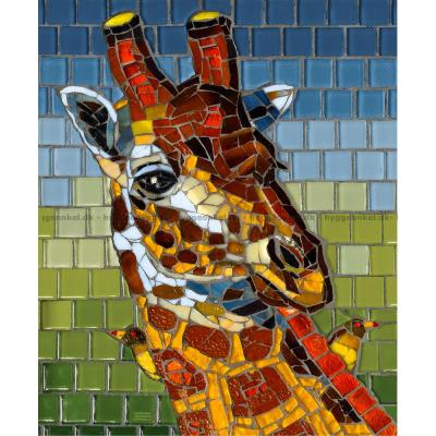 Fisher: Glasmosaik - Giraf, 1000 brikker