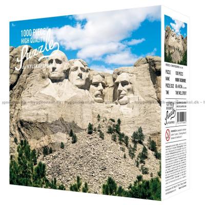 USA: Mount Rushmore, 1000 brikker