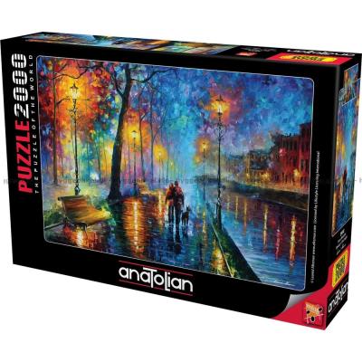 Afremov: Gåtur ved nattetide, 2000 brikker
