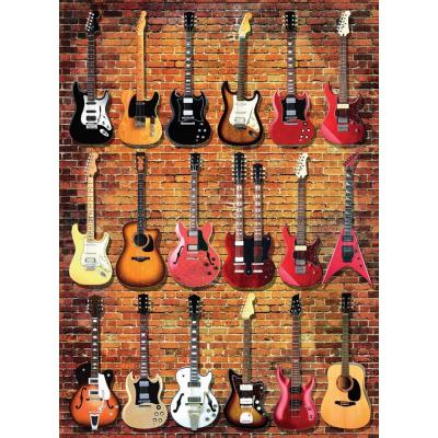 Billede af Guitar collage, 1000 brikker