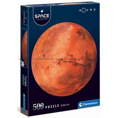Nasa: Mars - Rundt puslespil, 500 brikker