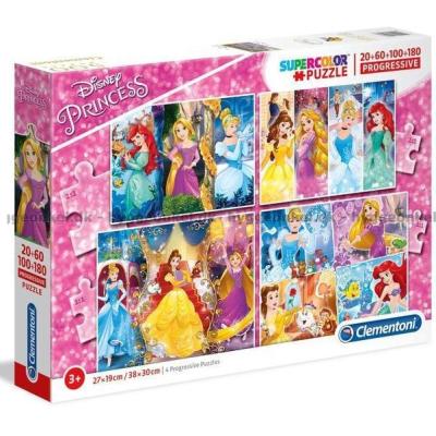 Disney prinsesser, 4 i 1, 20 brikker