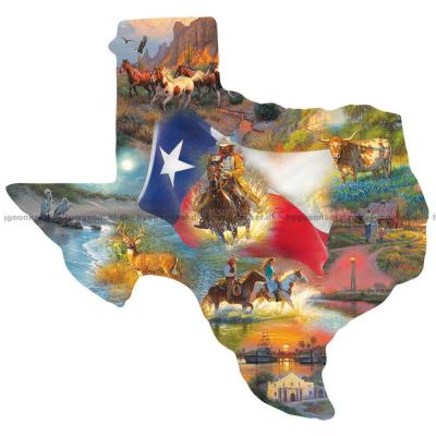 Keathley: Texas - Formet motiv, 1000 brikker