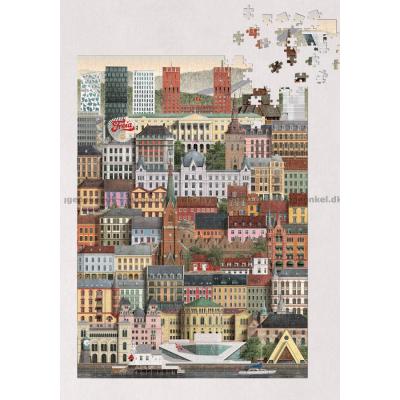 Billede af Schwartz: Oslo, 1000 brikker