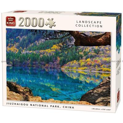 Kina: Jiuzhaigou-dalen, 2000 brikker