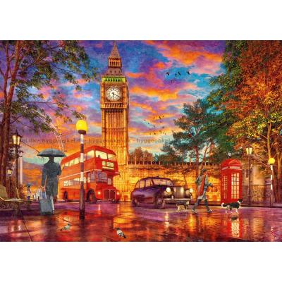 Billede af Davison: Solnedgang over London, 1000 brikker