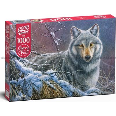 Gråulven i sneen, 1000 brikker