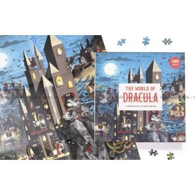 Billede af Draculas verden, 1000 brikker