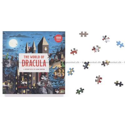 Billede af Draculas verden, 1000 brikker
