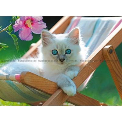 Billede af Katten i havestolen, 200 brikker