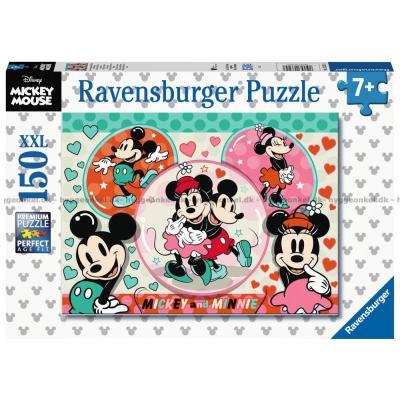 Disney: Mickey og Minnie Mouse, 150 brikker