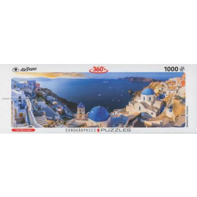 Grækenland: Santorini - Panorama, 1000 brikker