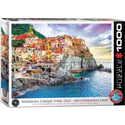 Italien: Manarola, Cinque Terre, 1000 brikker