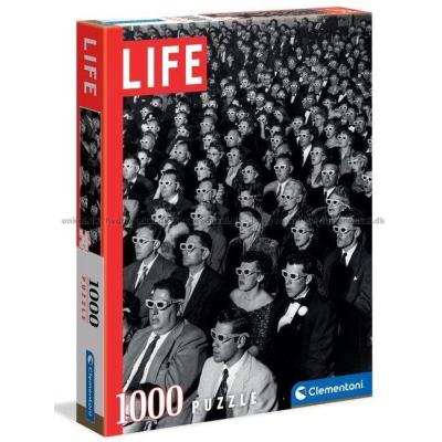 LIFE: 3D-biografen - i sort/hvid, 1000 brikker