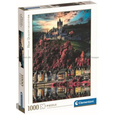 Tyskland: Cochem slot, 1000 brikker