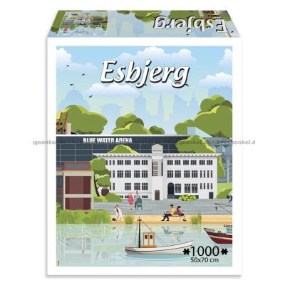 Danske byer: Esbjerg, 1000 brikker