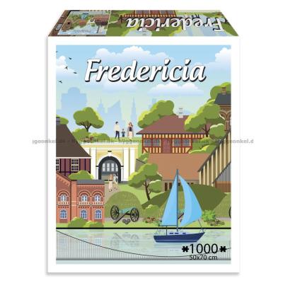 Danske byer: Fredericia, 1000 brikker