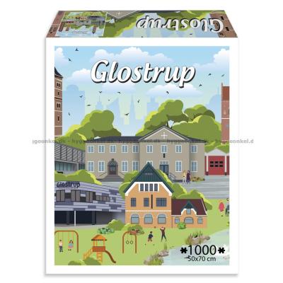 Danske byer: Glostrup, 1000 brikker