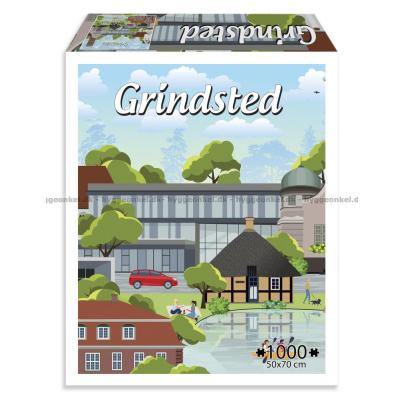 Danske byer: Grindsted, 1000 brikker