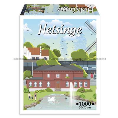 Danske byer: Helsinge, 1000 brikker