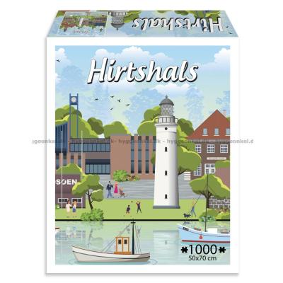 Danske byer: Hirtshals, 1000 brikker