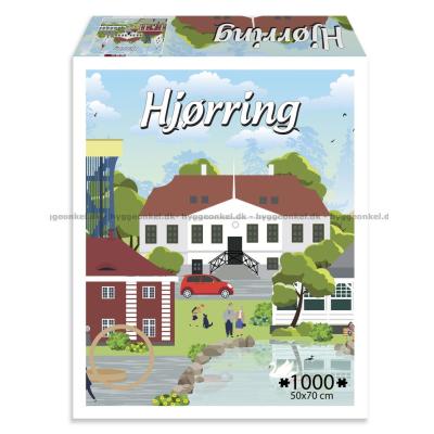 Danske byer: Hjørring, 1000 brikker