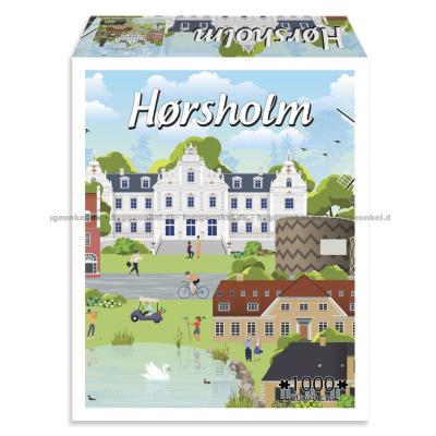 Danske byer: Hørsholm, 1000 brikker