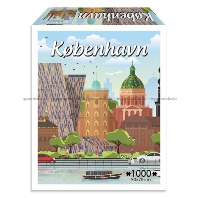 Danske byer: København, 1000 brikker