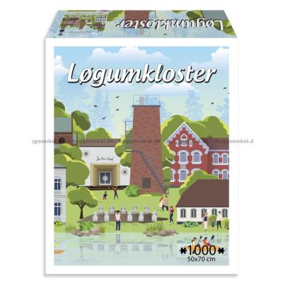 Danske byer: Løgumkloster, 1000 brikker