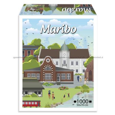 Danske byer: Maribo, 1000 brikker