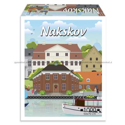 Danske byer: Nakskov, 1000 brikker