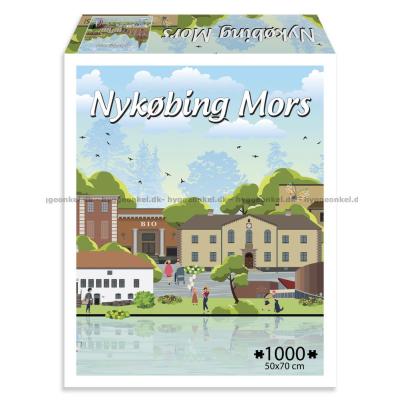 Danske byer: Nykøbing Mors, 1000 brikker