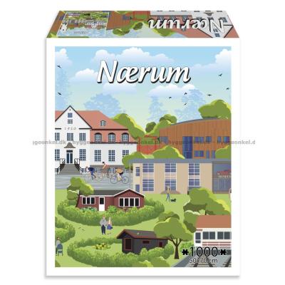Danske byer: Nærum, 1000 brikker