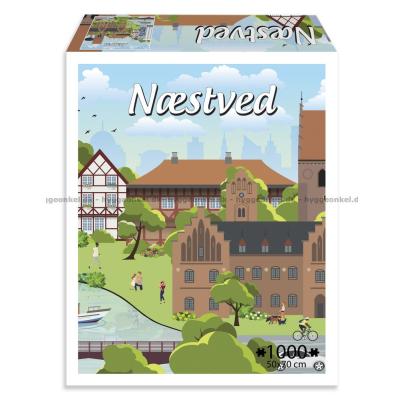 Danske byer: Næstved, 1000 brikker