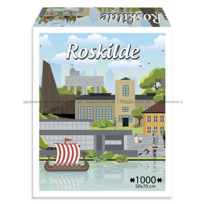 Danske byer: Roskilde, 1000 brikker