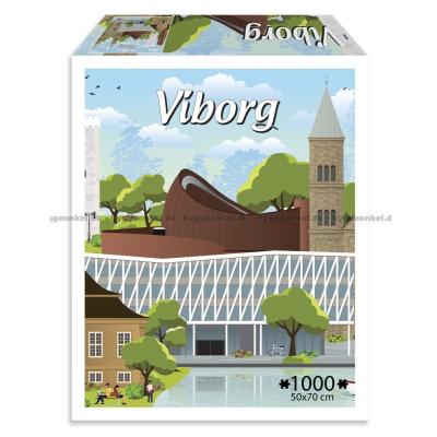 Danske byer: Viborg, 1000 brikker