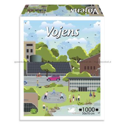 Danske byer: Vojens, 1000 brikker