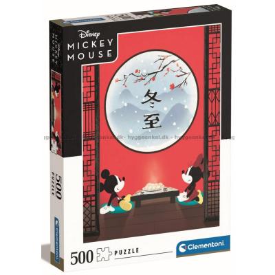 Disney: Mickey og Minnie i Østen, 500 brikker