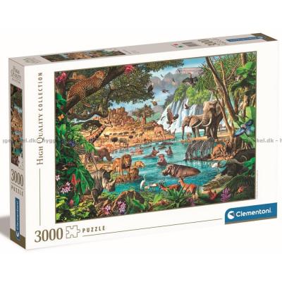 Crisp: Dyrene ved vandhullet, 3000 brikker