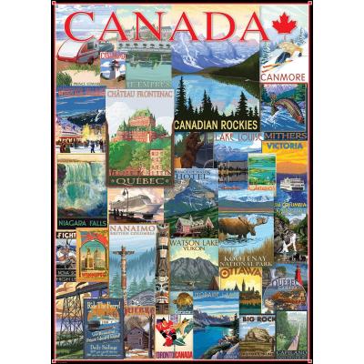Billede af Canada: Collage, 1000 brikker